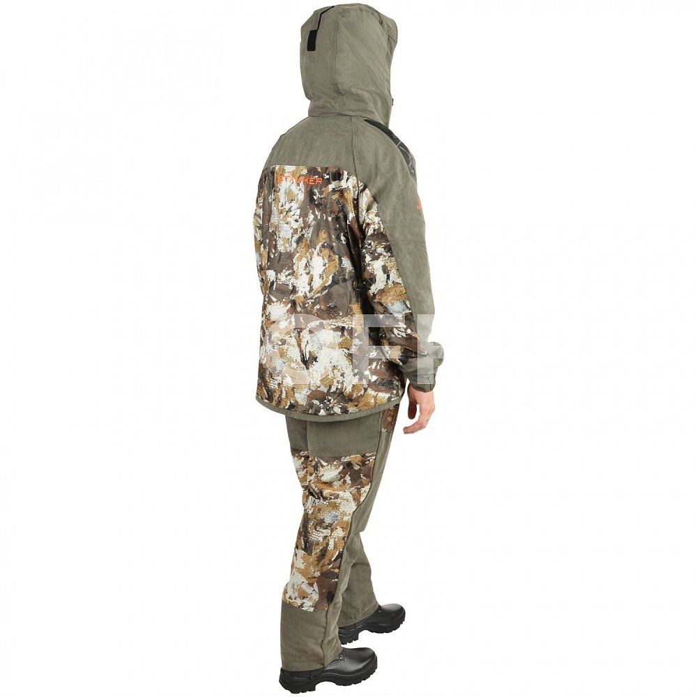 Костюм мужской демисезонный «Stalker I (-15)» (Alova), соты светло-серые 98129-4