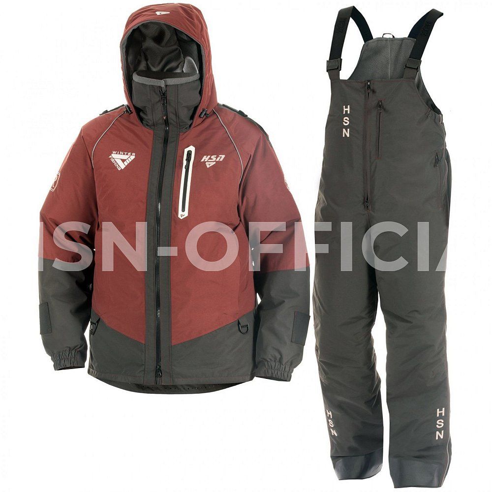 Костюм-поплавок зимний мужской «Rescuer II NEW», махагон 9926-12