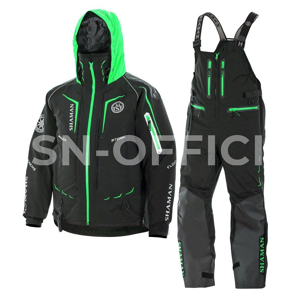 Костюм-поплавок мужской "ANGLER" (-20) зеленый S-311-0